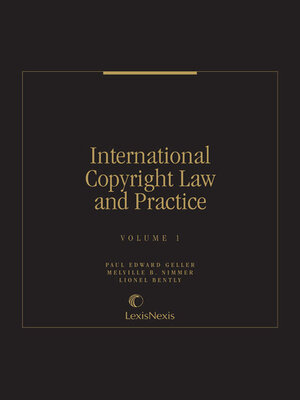 cover image of International Copyright Law and Practice